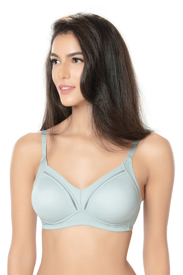 COTTON PLAIN BRA | 1234
