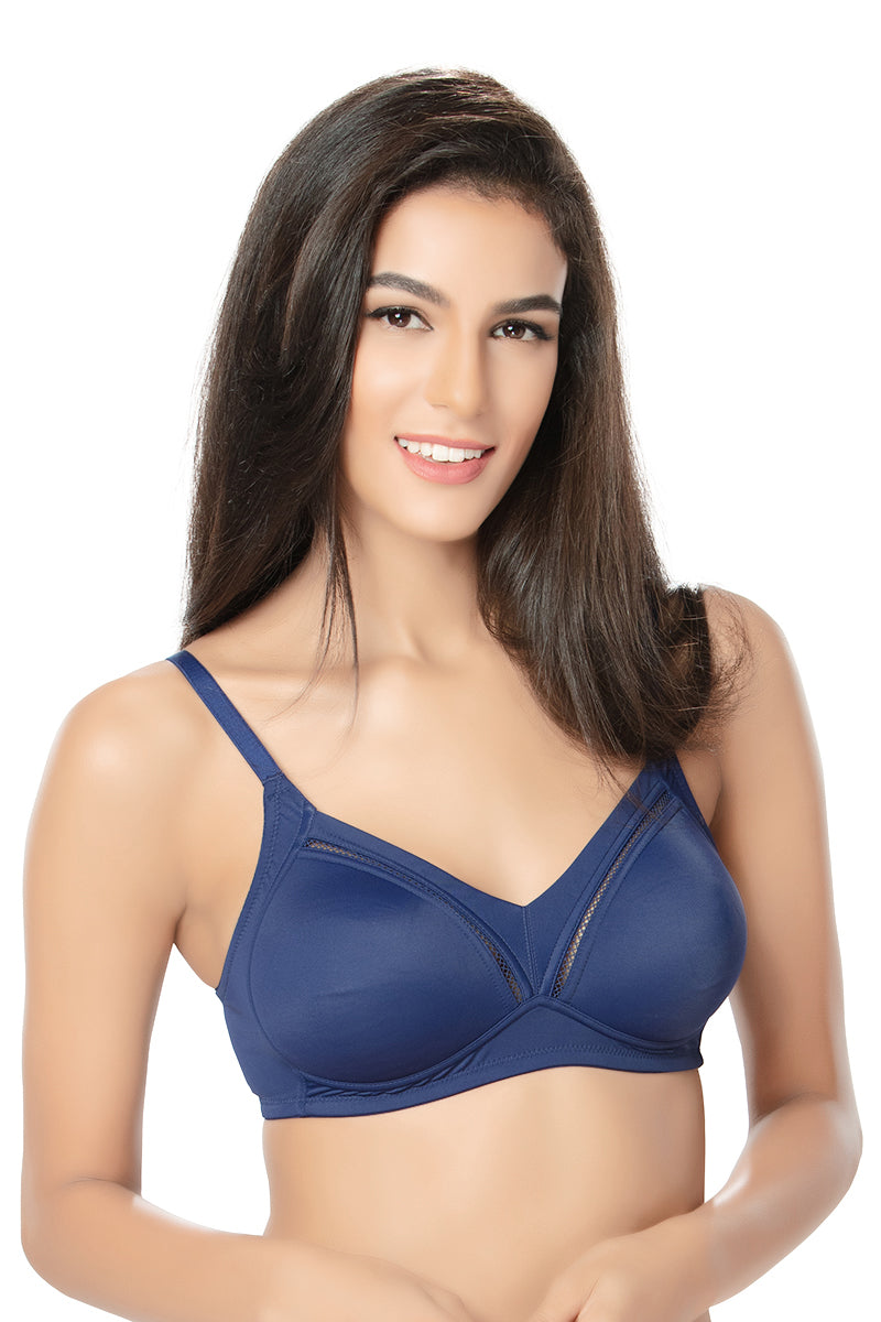 COTTON PLAIN BRA | 1234