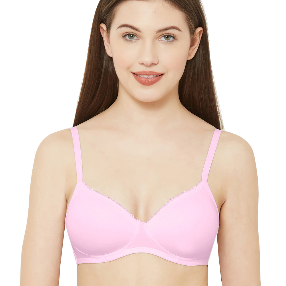 SOFT PADDED SOLID T-SHIRT BRA | 6403