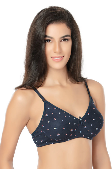 COTTON PRINT BRA | 1030