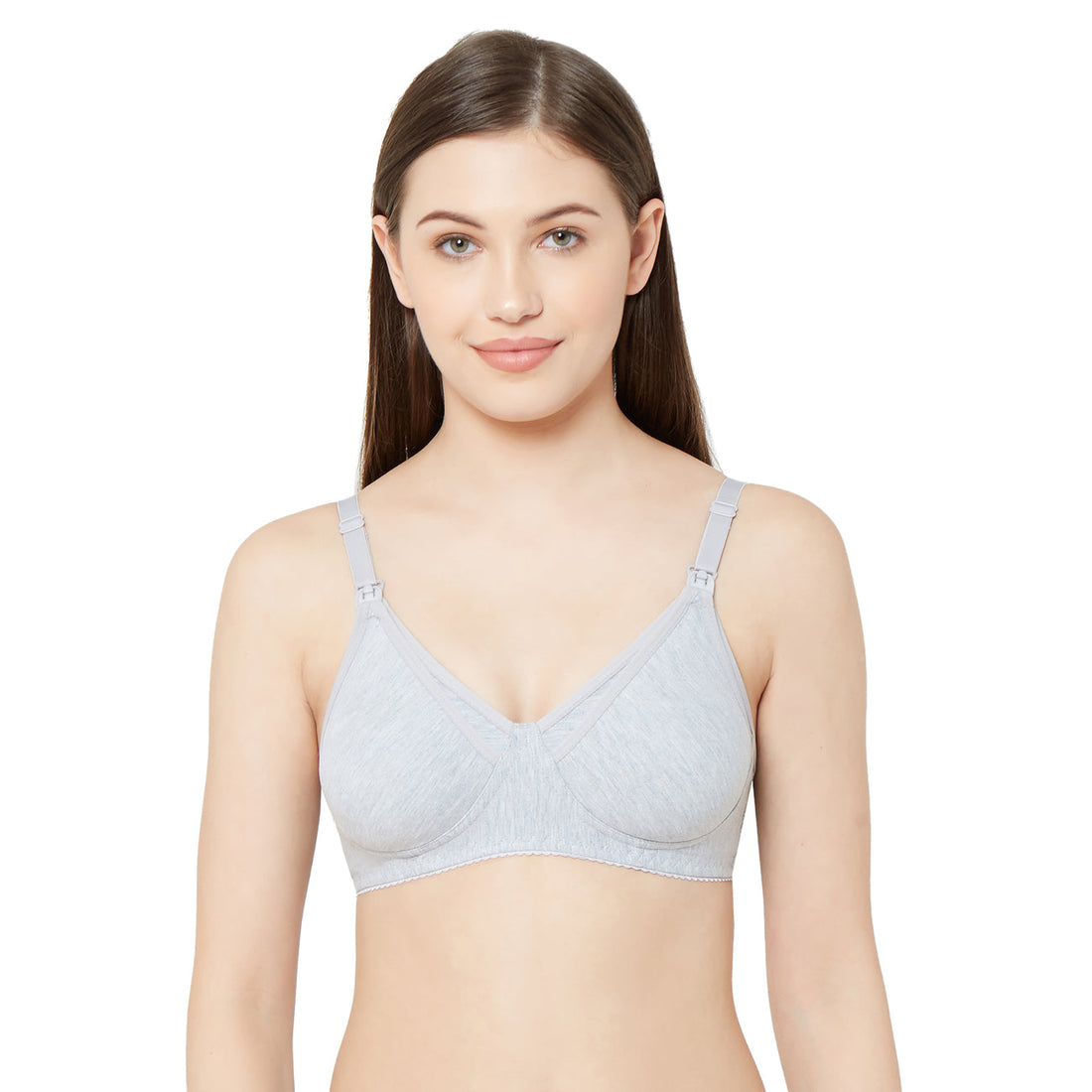 COTTON PLAIN MOLD NURSING T-SHIRT BRA | MOLDFEED