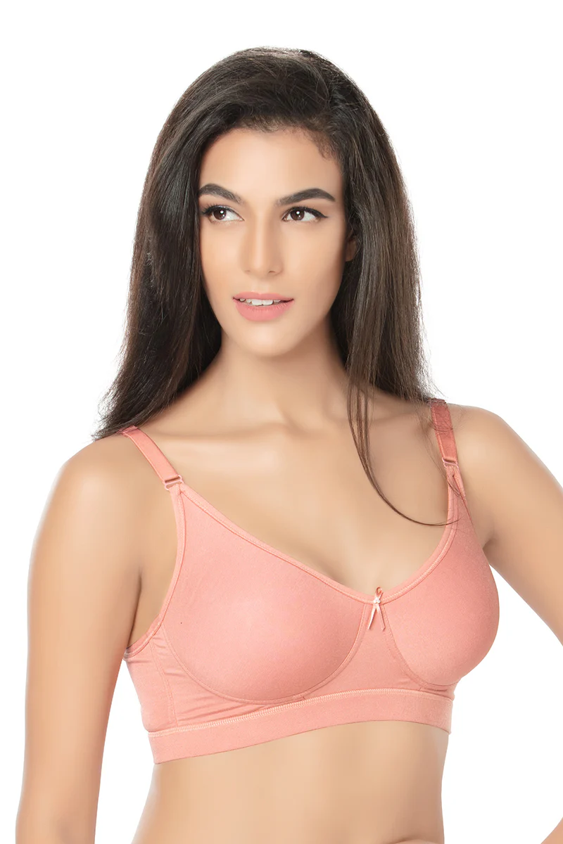 COTTON PLAIN BRA | 1235